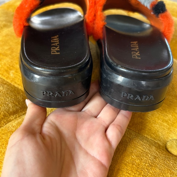 Prada shearling slides - Picture 4 of 4